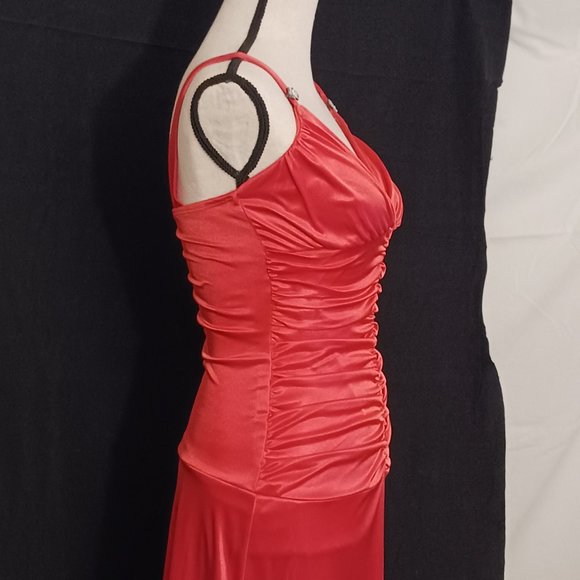 TABOO Womens Dress size Small Orange Long Maxi - Picture 4 of 8